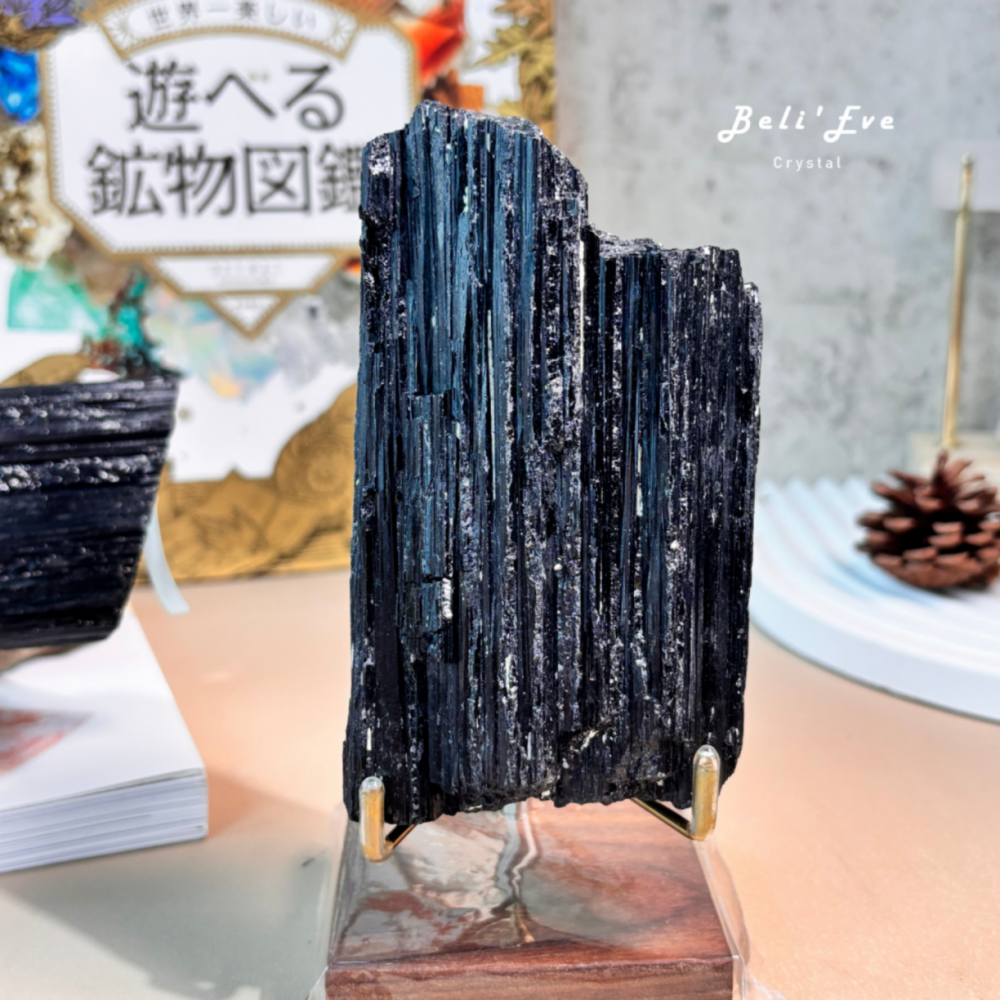 導出負能+磁場保護『黑碧璽C』+底座