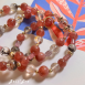 『感情升溫』高品紅紋石+膠花黑銀鈦+粉碧璽-姻緣婚姻 拒絕爛桃花 創傷療癒