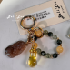 星星獨家!水晶油瓶+能量訂製水晶圈+星星靈擺配神獸+鑰匙圈(不銹鋼)設計