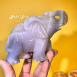 『狂吸遠財』人工雕刻晶洞瑪瑙大象 12公分 聚財平安 靠山加倍 事業幫助