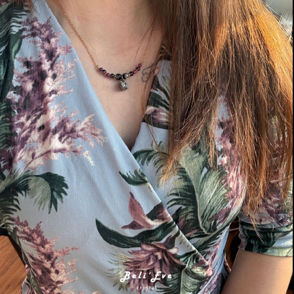 『星家訂製』阿根廷天鐵+水晶微笑鏈 避邪防小人 加強安全感