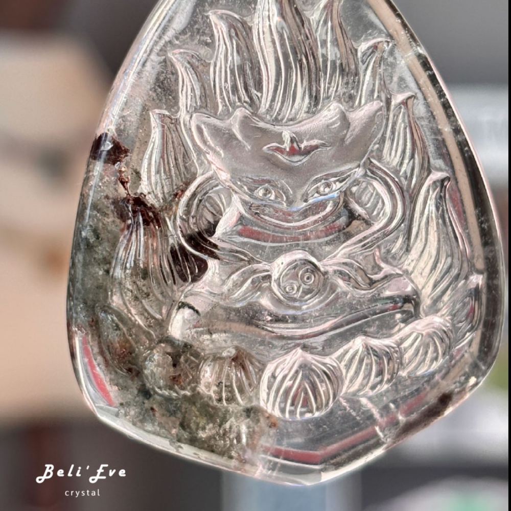 『業績加強』綠幽靈九尾狐+同款長珠鏈 許願招貴人 業績加強 突破目標