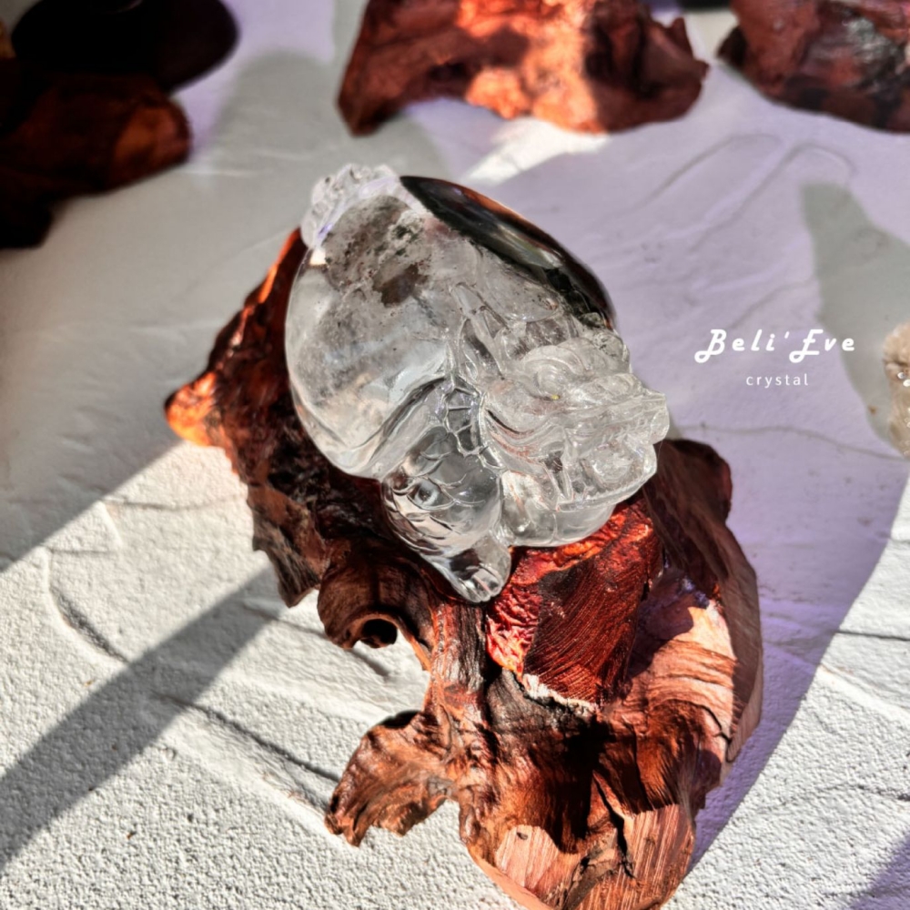 『超級巨大』綠幽靈大龍龜+底座 排除負能 事業加強 生意興隆