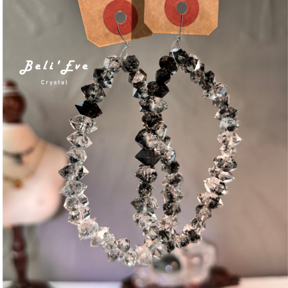 『疊戴必備』黑白配漸變閃靈鑽石 巴基斯坦產地 能量放大器