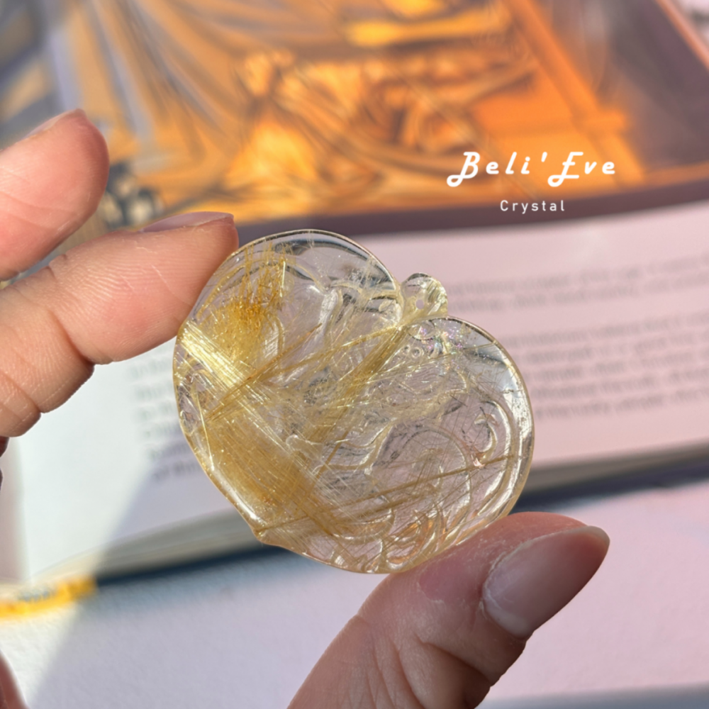 『招財貴人』精品鈦晶九尾狐 可當吊墜 招財正財 提升業務力 大顆 淨體