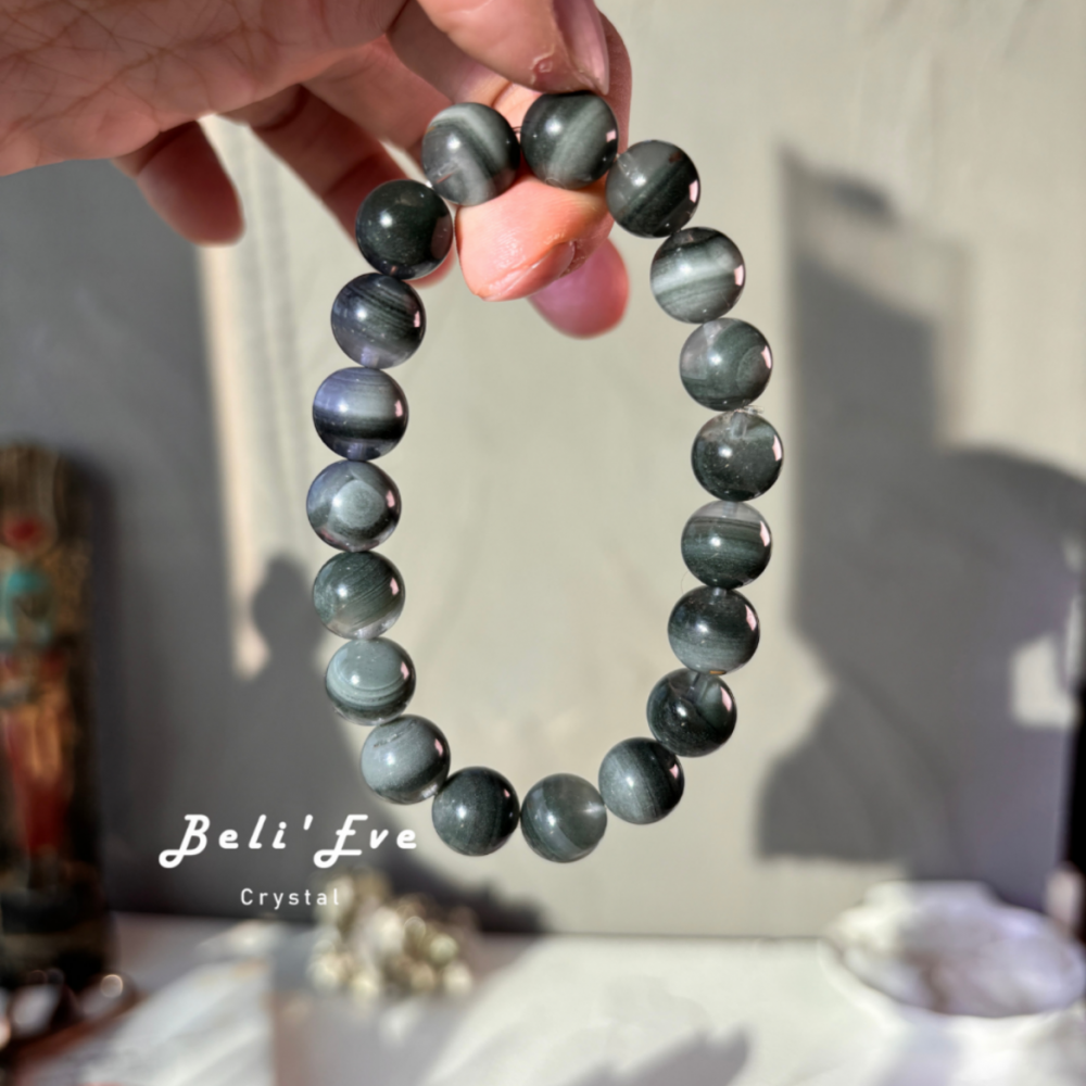 『生意貴人』千層綠幽靈手串