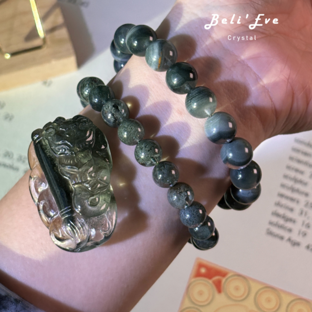 『生意業績』巴西綠幽靈 市價貴 經典綠幽靈 手串