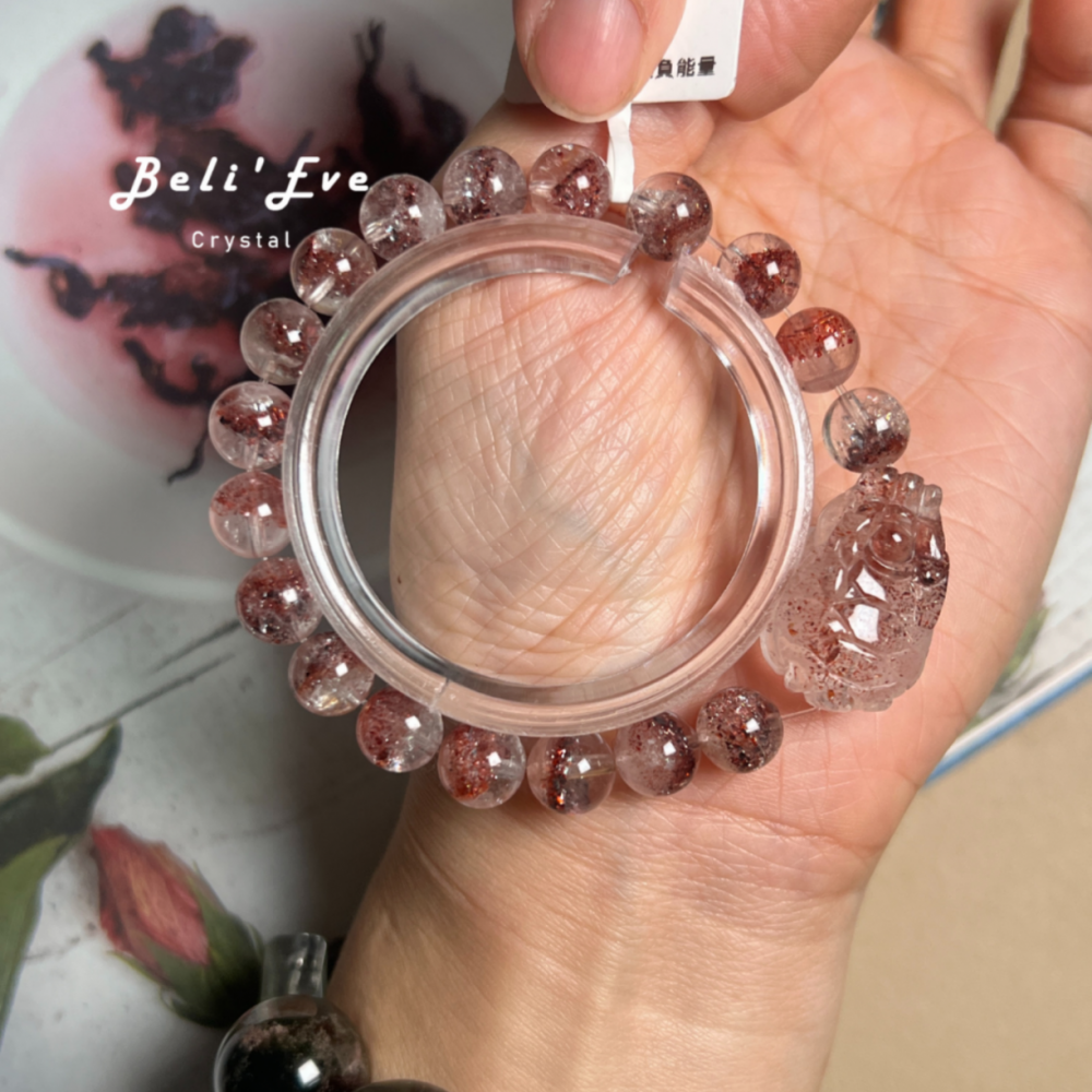 『人緣一極棒』8+MM超七金草莓+超級精緻 超七金草莓龍龜 事業貴人雙豐收