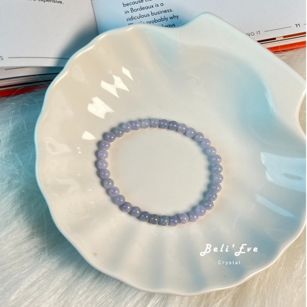 『MAX紫翡翠』4.7-5MM 天然紫羅蘭緬甸翡翠 不會見光死 茄紫 錳元素致色元素