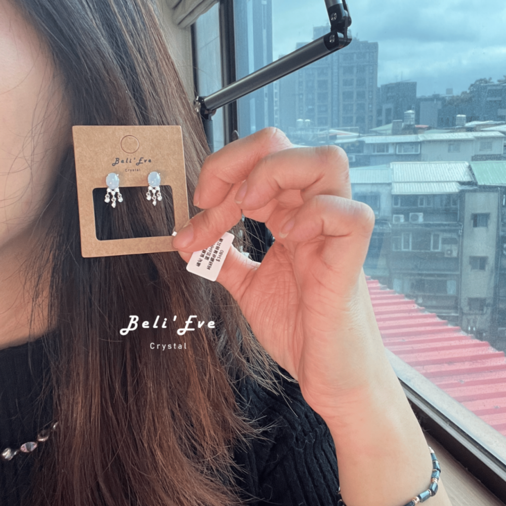 『MAX紫翡翠』天然紫羅蘭緬甸翡翠 蛋面6MM 純銀鑲嵌墜飾耳環