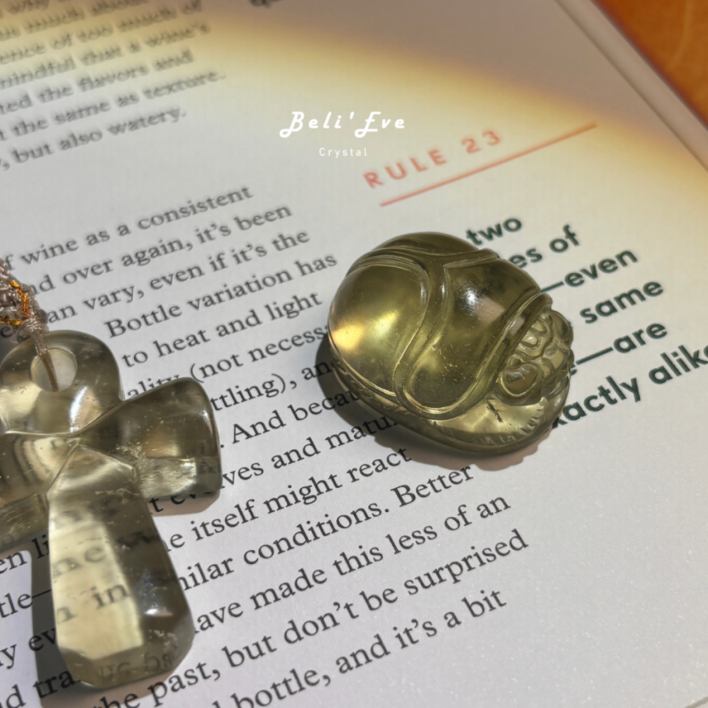 『人工雕刻』利比亞隕石聖甲蟲 豐盛富足 招財 太陽神經叢 沙漠隕石 星光效應超強 黃金寶石