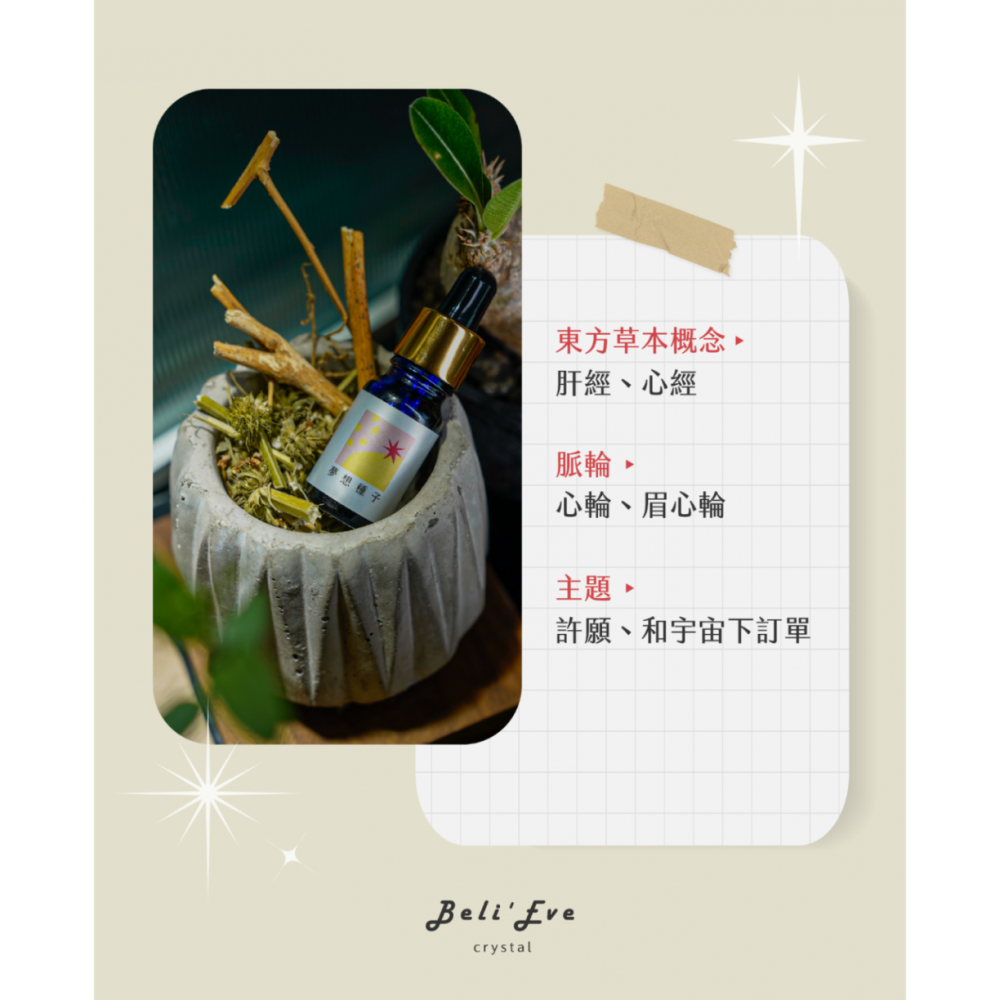 夢想種子|草藥療癒油・心願啟程