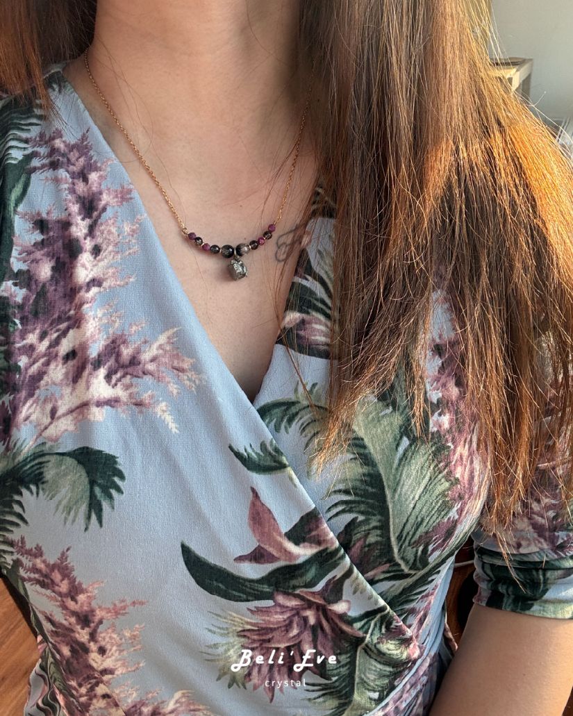 『星家訂製』阿根廷天鐵+水晶微笑鏈 避邪防小人 加強安全感