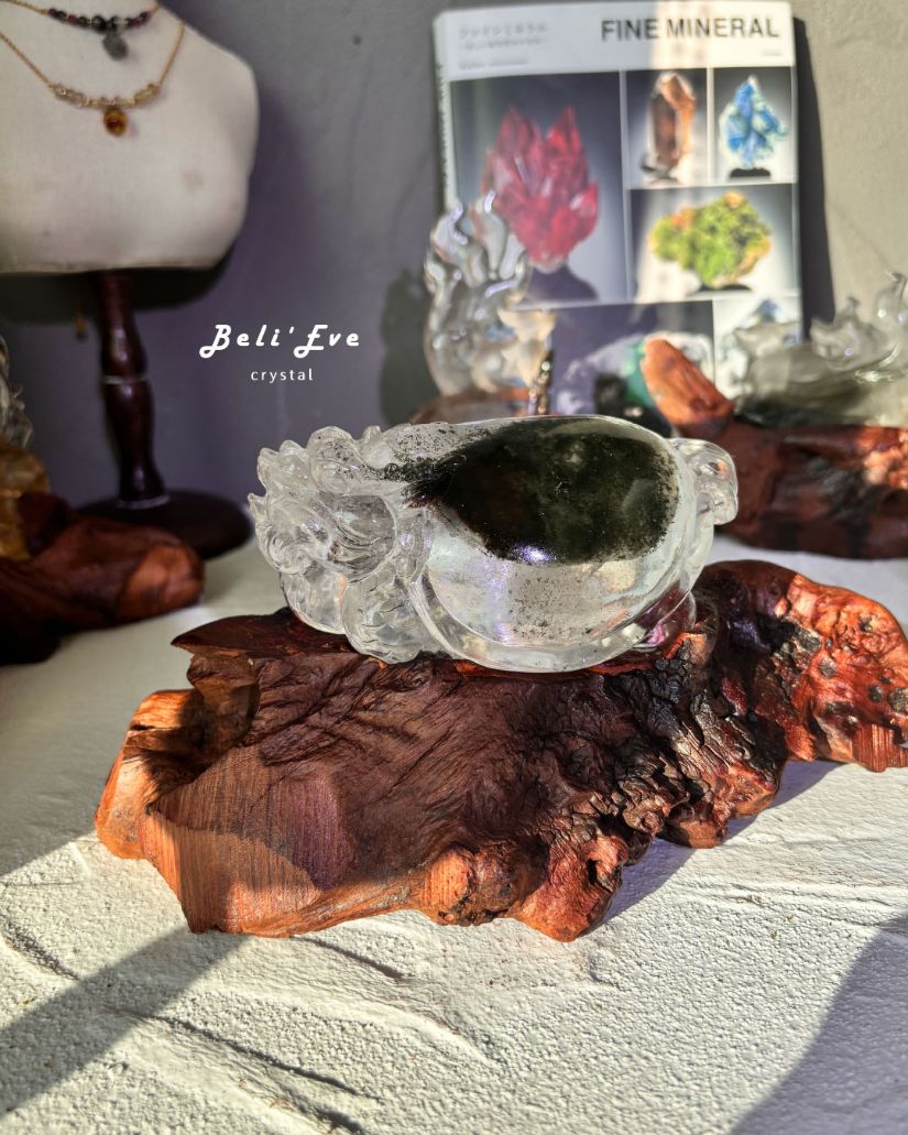 『超級巨大』綠幽靈大龍龜+底座 排除負能 事業加強 生意興隆