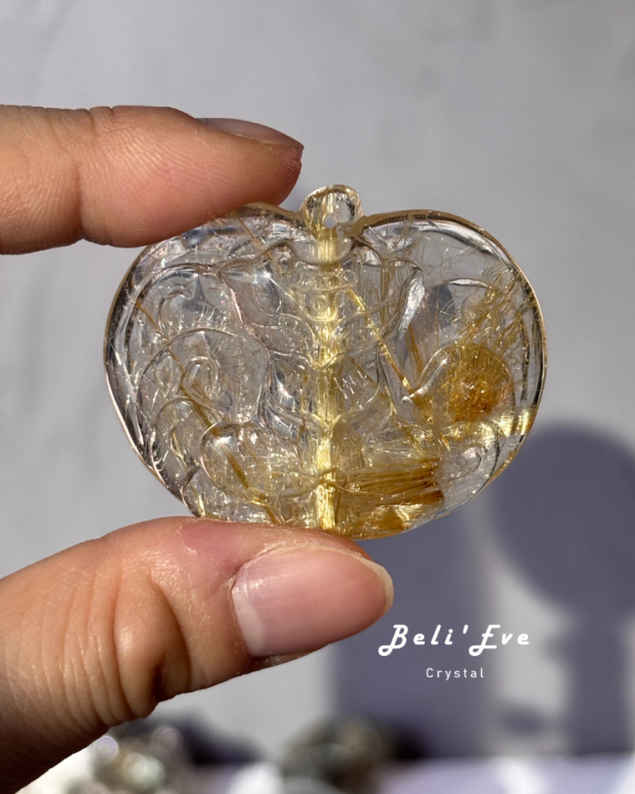 『招財貴人』精品鈦晶九尾狐 可當吊墜 招財正財 提升業務力 大顆 淨體