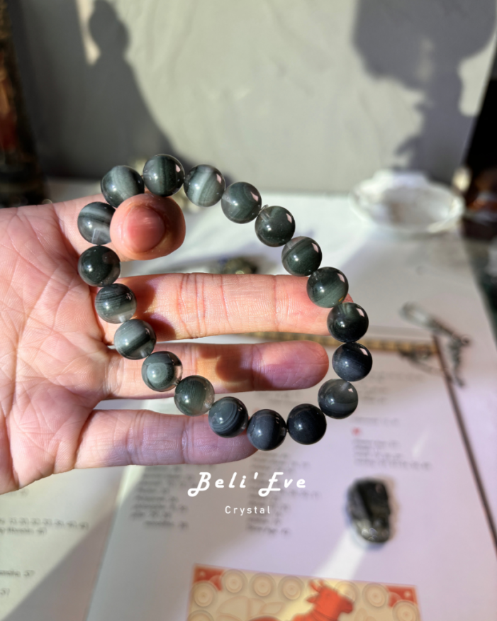 『生意貴人』千層綠幽靈手串