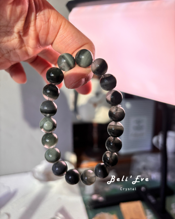 『生意貴人』千層綠幽靈手串