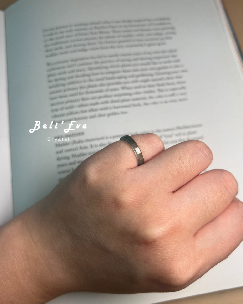 天然絕對Ａ貨 瓜地馬拉 藍水翡翠戒指 港圈7 