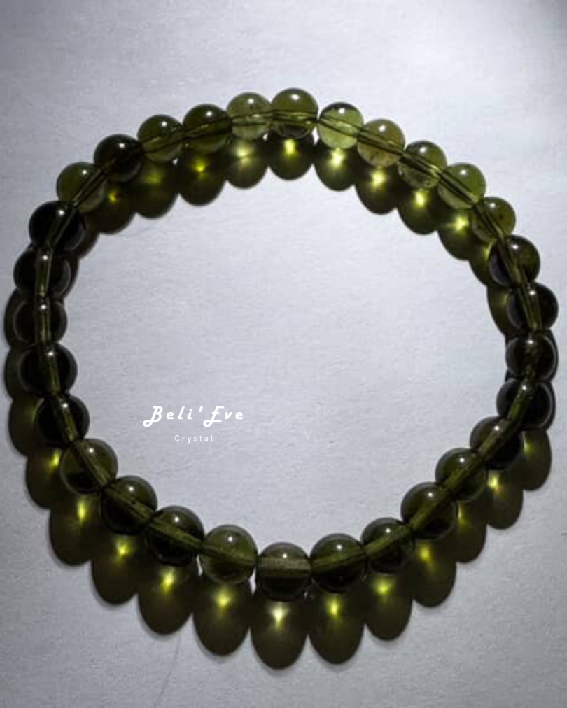 『捷克隕石』轉化人生 身體改變 顯化願望 手串6/8MM 可台灣珠寶中心檢測證書 