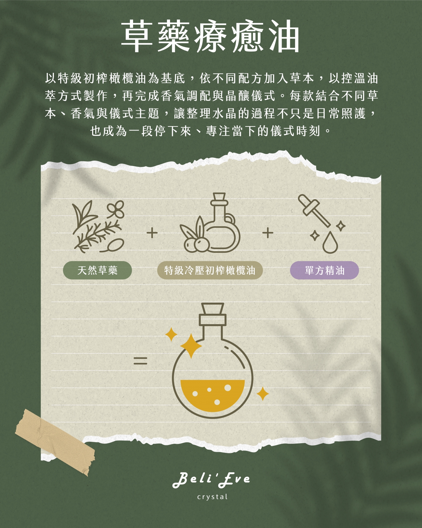 草藥療癒油油萃製作方式