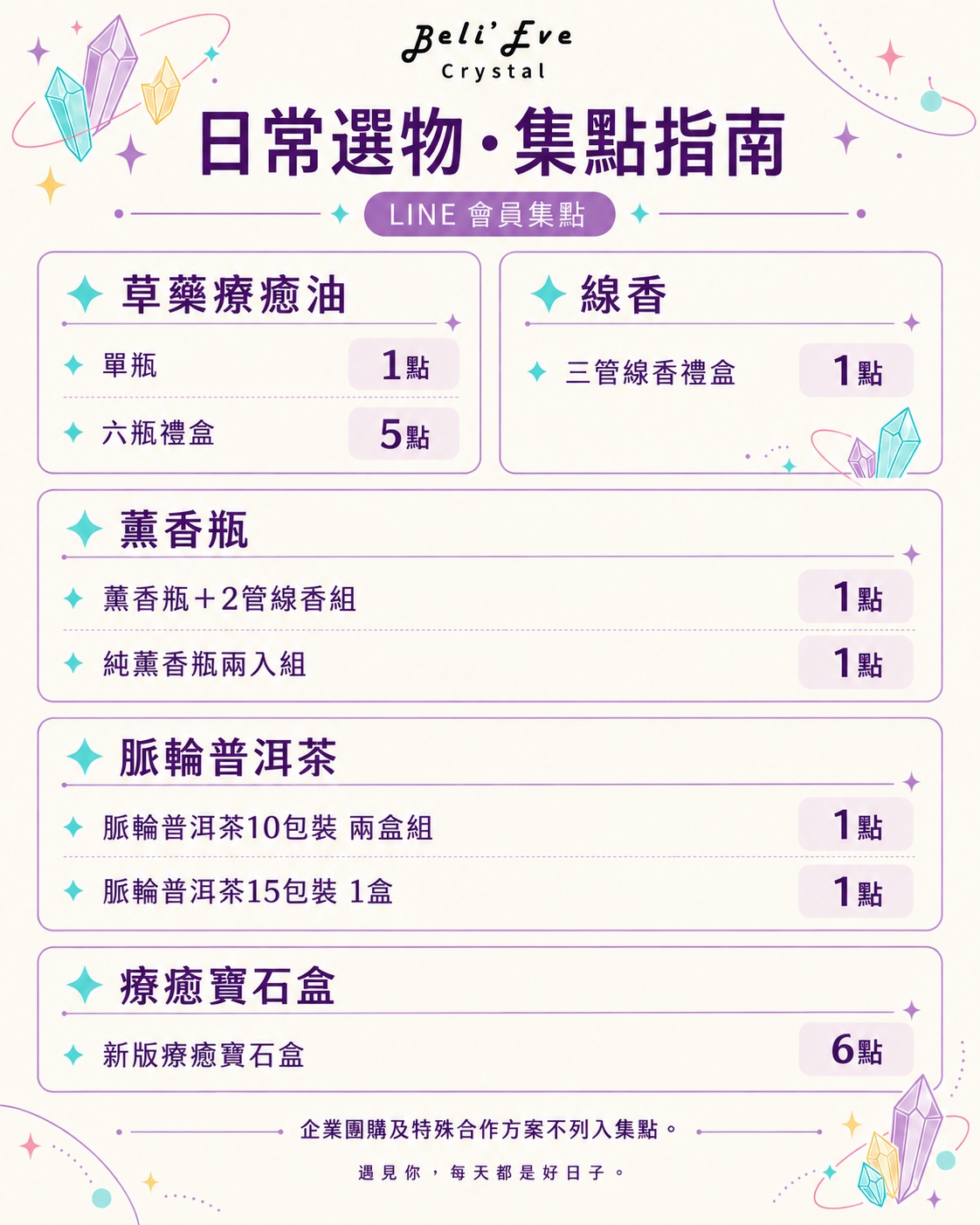 日常選物 LINE 會員集點指南